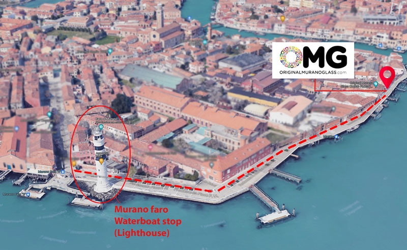 how to get in original murano glass omg location factory map faro